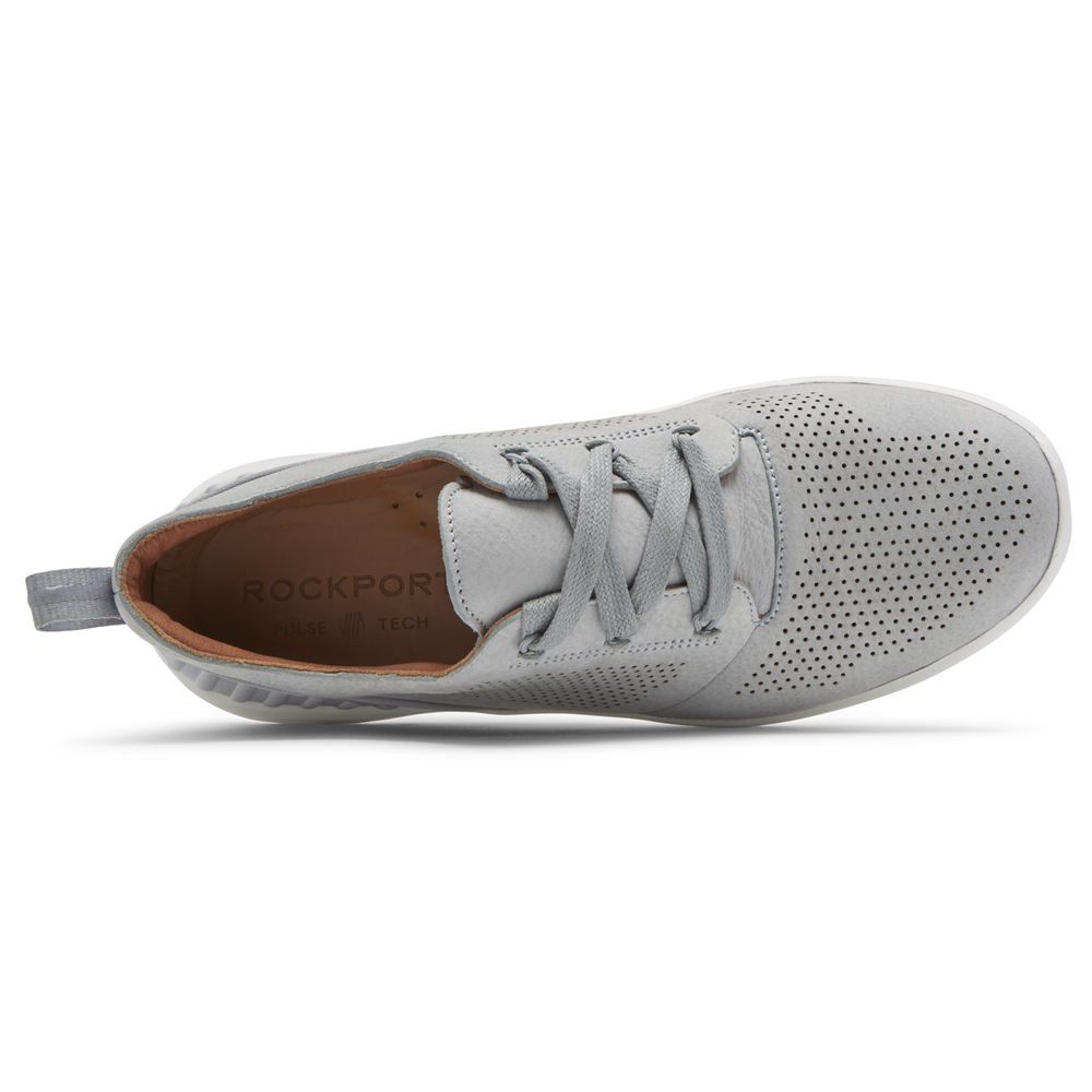 Rockport Womens Sneakers Grey - PulseTech Tie - UK 392-XAWZFJ